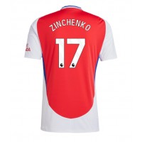 Camisa de Futebol Arsenal Oleksandr Zinchenko #17 Equipamento Principal 2024-25 Manga Curta